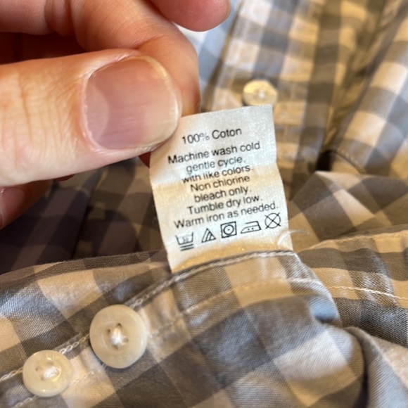 J. Crew Factory gingham, short-sleeve shirt - Picture 3 of 3